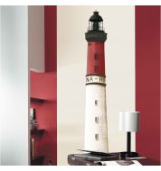 Décor mural numérique Phare rouge non tissé