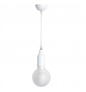Suspension luminaire Color Block blanche