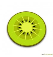 Planche à découper en verre kiwi Joseph Joseph ronde