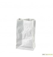 Vase design Rosenthal Tütenvase (blanc émaillé - 18 cm)