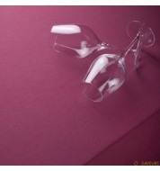 Nappe rectangulaire coton prune (380x250cm) grande nappe