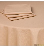 Serviette de table tissu coton (50x50cm) - sable
