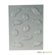 Moule chocolat friture (tortue, poisson...)