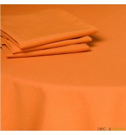Serviette de table tissu coton (50x50cm) - Orange