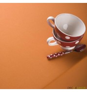 Nappe rectangulaire coton orange (250x380cm) grande nappe