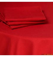 Serviette de table tissu coton (50x50cm) - rouge