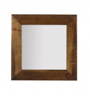 Miroir contour bois 80x80cm