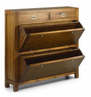 Meuble à chaussures 2 portes + 2 tiroirs