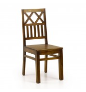 Chaise bois double croix