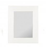 Miroir en bois blanc 80x100 cm 