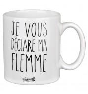 Mug shaman Je vous déclare ma flemme