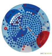 Assiette en mélamine Onze Dixième On se lave les mains (x1)