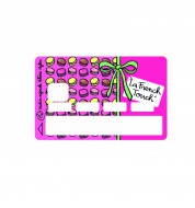Sticker carte bleue French Touch Valérie Nylin