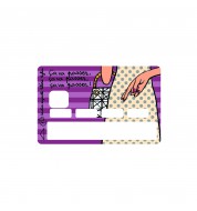 Sticker carte bleue Chance Valérie Nylin