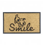 Paillasson coco Smile Derrière la porte