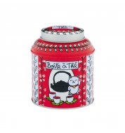 Boite à thé en vrac Chat rouge