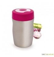 Lunch box isotherme IRIS (inox/rose)