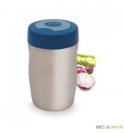 Lunch box isotherme IRIS (inox/bleu)