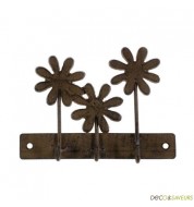 Accroche torchon Derriere La Porte - Fleur (x1)