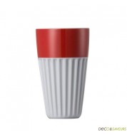 Mug sans anse en porcelaine Thomas (x1) Rouge