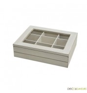 Boite à thé compartimentée (Grand modèle)