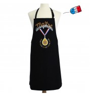 Tablier de cuisine noir Maitre Décongélateur