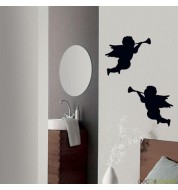 Sticker mural angelots VALENTINE
