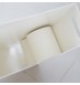 Porte papier toilette Plate Blanc