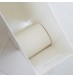 Porte papier toilette Plate Blanc