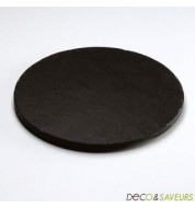 Plat sous assiette en ardoise - diam 30 cm
