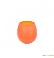 Verrine en verre orange (x1)