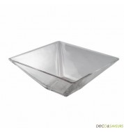 Saladier carré en verre OPTIK 20x20 cm