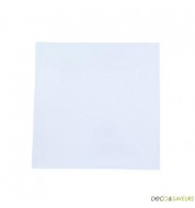 Assiette carrée blanche - 15cm (x1)