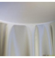 Nappe carrée taffetas gris souris (240x240 cm) grande nappe