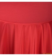 Nappe carrée taffetas rouge (240x240 cm) grande nappe
