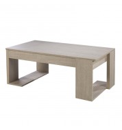 Table basse Relevable bois clair