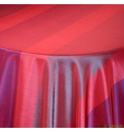 Nappe carrée taffetas rouge et violet (240x240 cm) grande nappe