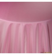 Nappe carrée taffetas rose (240x240 cm) grande nappe
