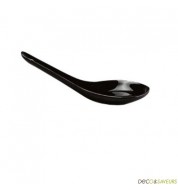 Cuillere apero noire porcelaine (x6) NUWA