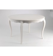 Table extensible Murano 120-160cm blanc