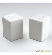 Duo salière poivrière en porcelaine HECTOR