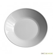 Assiettes creuses porcelaine de Limoges (x 4) SAVEUR