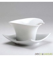 Saucière en porcelaine LOTUS