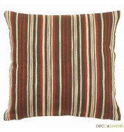 Housse coussin deco rayures 45x45cm