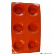 Moule silicone 6 tartelettes