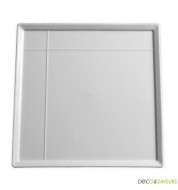 Assiettes design porcelaine de Limoges (lot de 4)