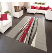 Tapis de salon ligne Red Trace Arte espina