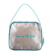Sac bento  gris turquoise pack and fly  