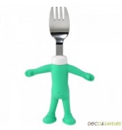 Fourchette pour enfants flexible forme humaine - Fiesta