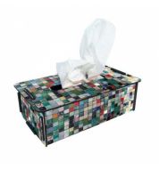 Boîte à mouchoirs imprimée Werkhaus mosaïque